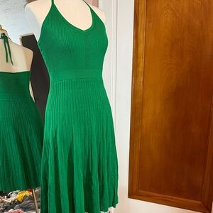 a new day Vibrant Green Backless Dress
